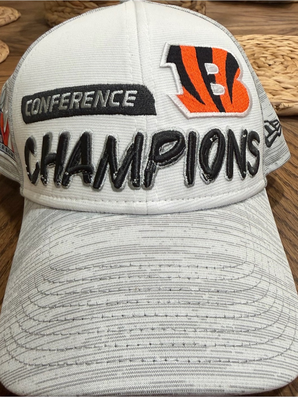 Cincinnati Bengals AFC Champions New Era 9FORTY Super Bowl LVI Hat OSFM NFL
